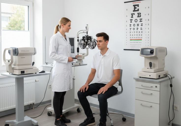 Sehtest für den Führerschein